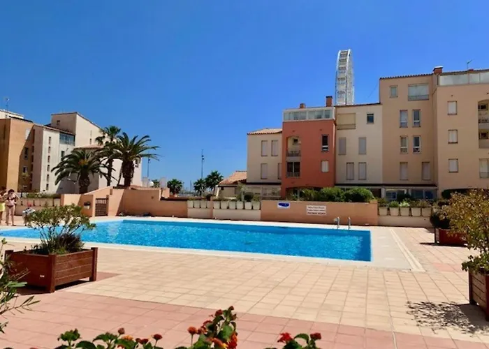 Spacieux T3 Au Centre Port, Avec Piscine, Cap D'agde - Fr-1-607-10 Апартаменти Агд